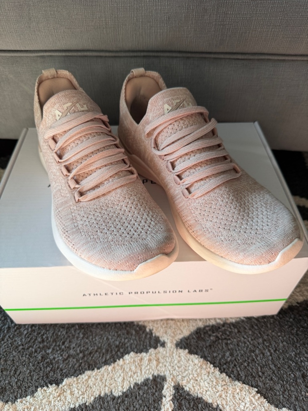 APL TechLoom Knit Slip-On Sneaker - Light Pink/Blush
